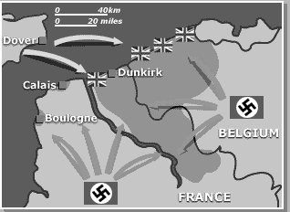 Dunkirk map © SW
